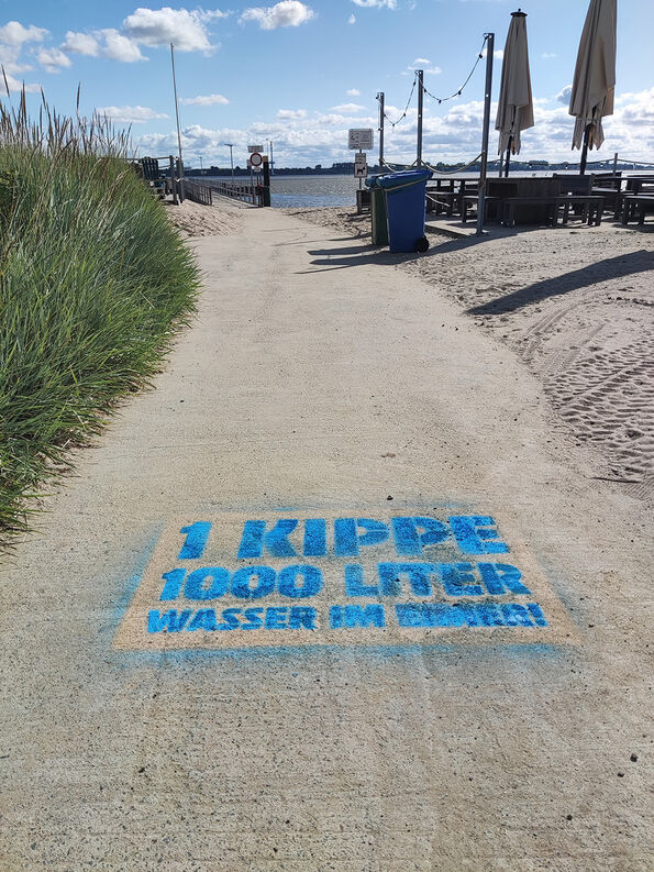 Kippenkampagne Etappe 1 Graffiti